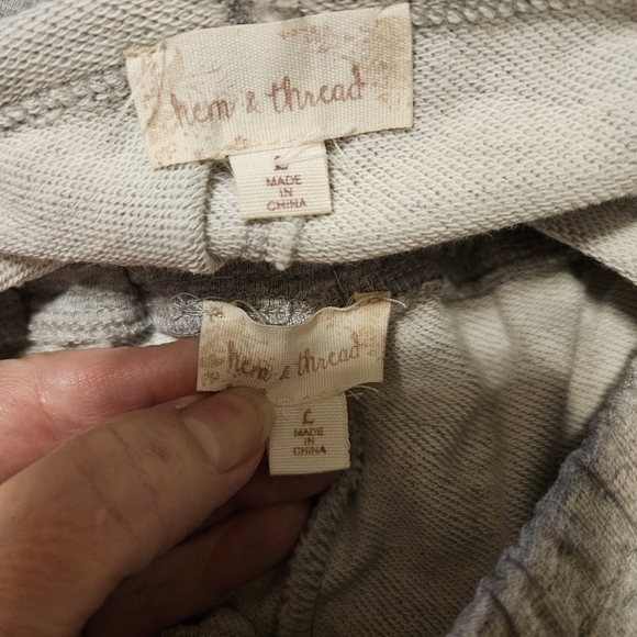 Hem & Thread Gray Star Joggers Set - Picture 4 of 4